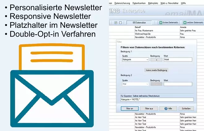 Optimiertes Newsletter Programm